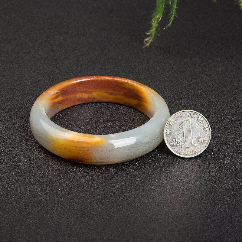 黄龙玉手镯-红掌柜