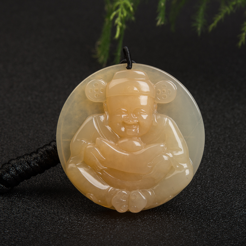 黄龙玉吊坠-红掌柜
