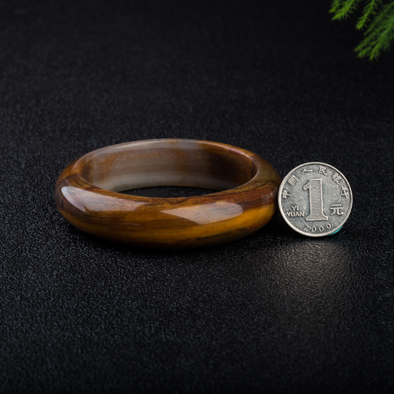 云南龙陵黄龙玉手镯-红掌柜