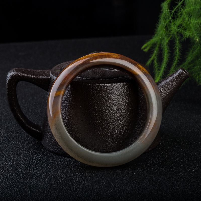 黄龙玉手镯-红掌柜