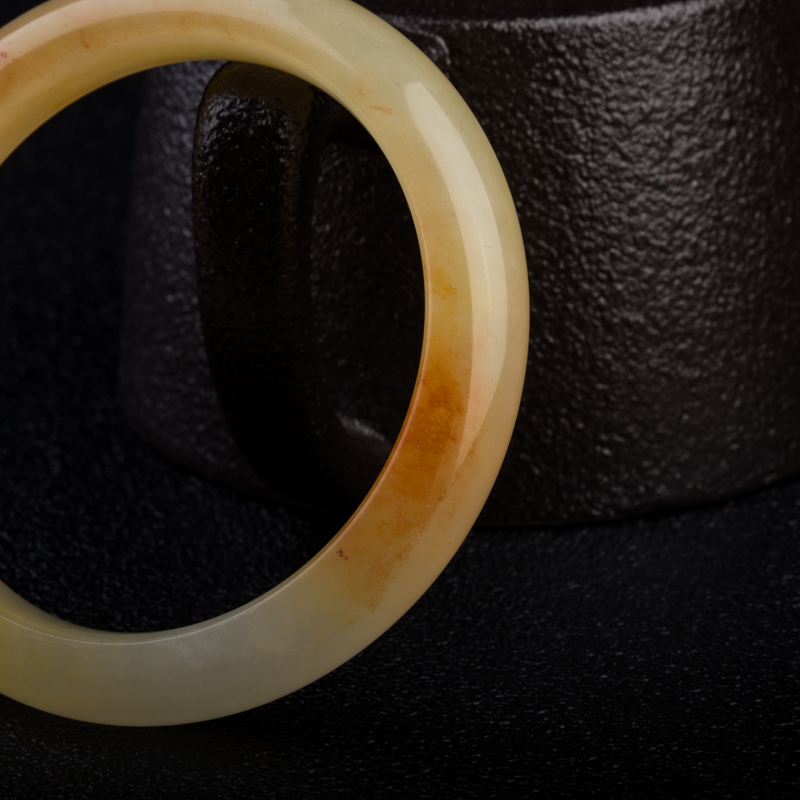 天然黄龙玉手镯-红掌柜