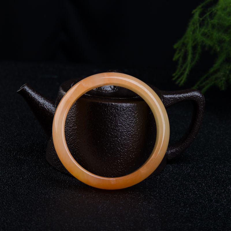 山料黄龙玉平安镯-红掌柜