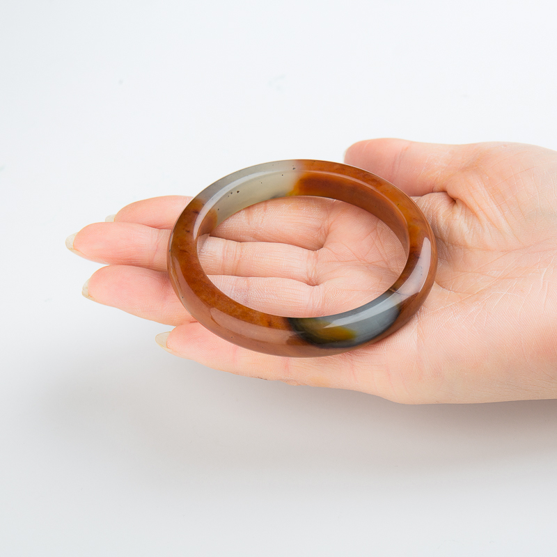 黄龙玉平安镯-红掌柜