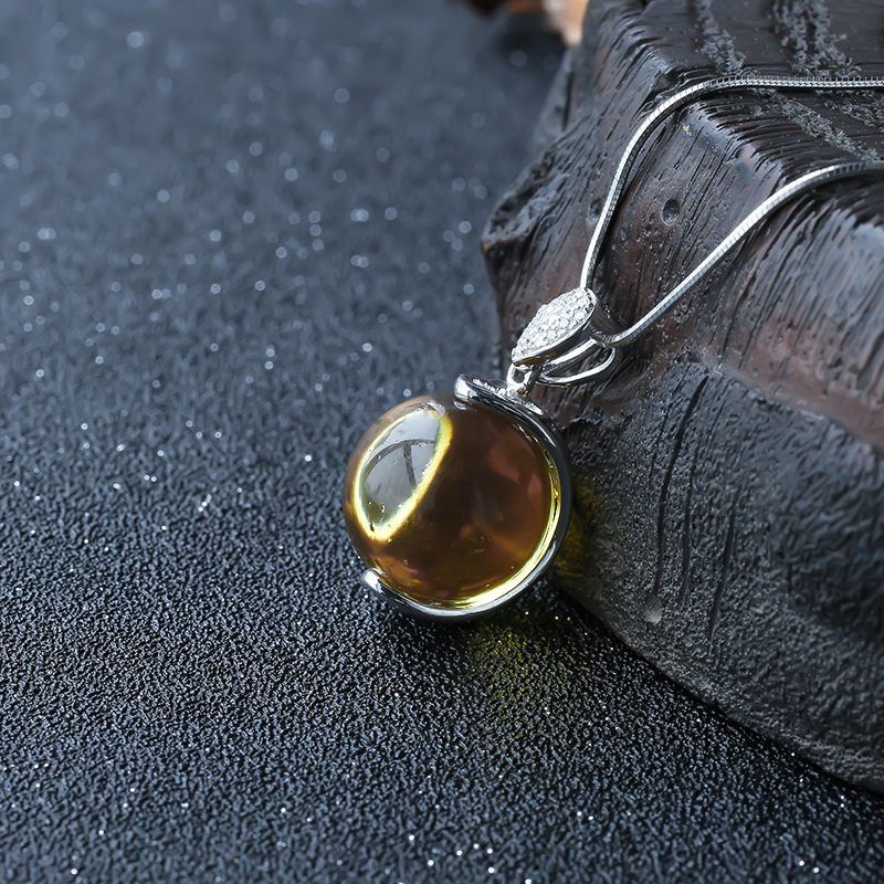 金珀吊坠 - 红掌柜珠宝