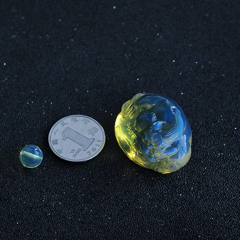 蓝珀貔貅挂坠-红掌柜