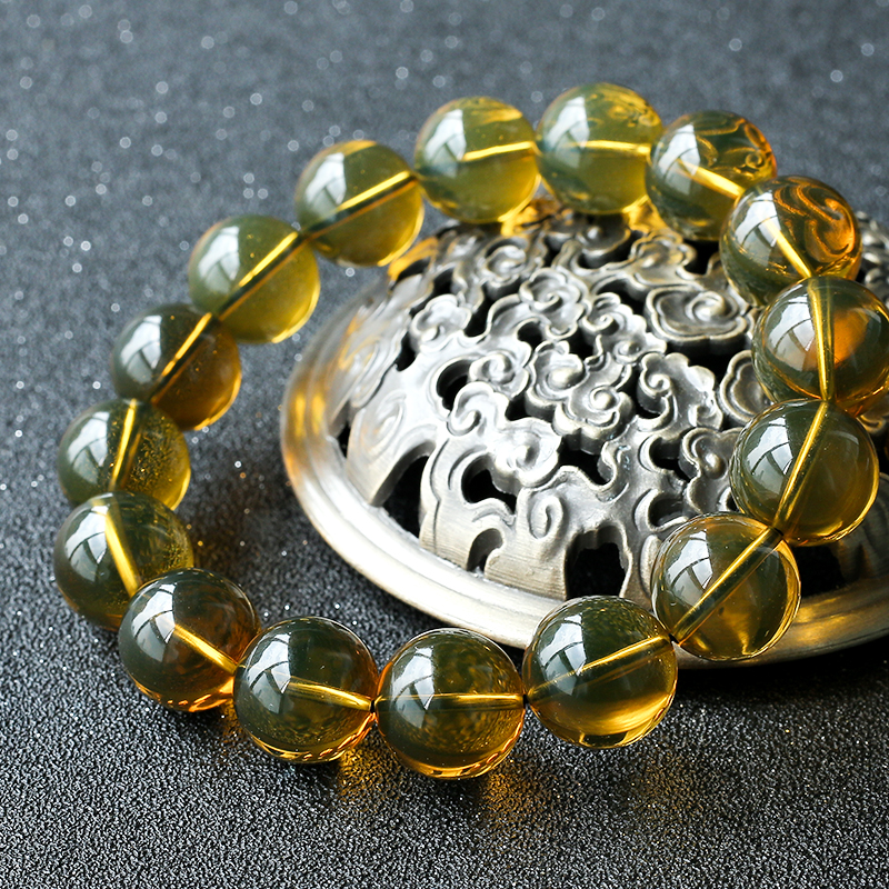 蓝珀手串 - 红掌柜珠宝