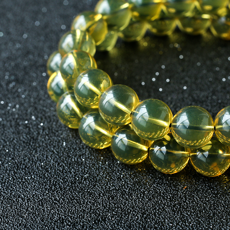 3A净水蓝珀手串 - 红掌柜珠宝