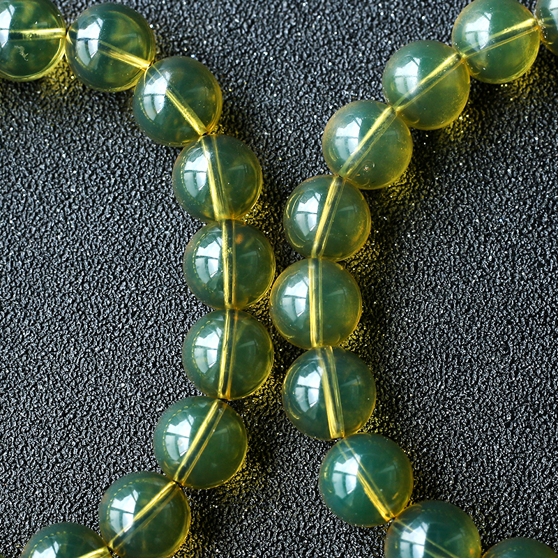 3A净水蓝珀手串 - 红掌柜珠宝