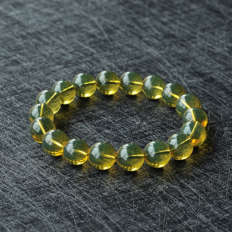 净水蓝珀手串 - 红掌柜珠宝