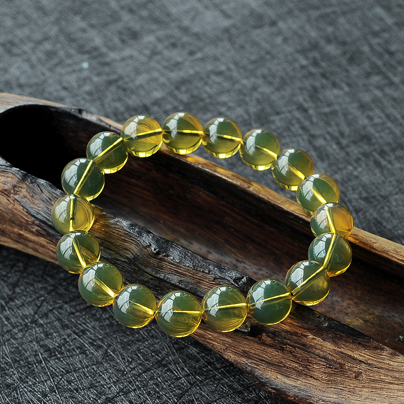 净水蓝珀单圈 - 红掌柜珠宝