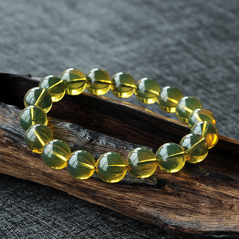 蓝珀手串 - 红掌柜珠宝