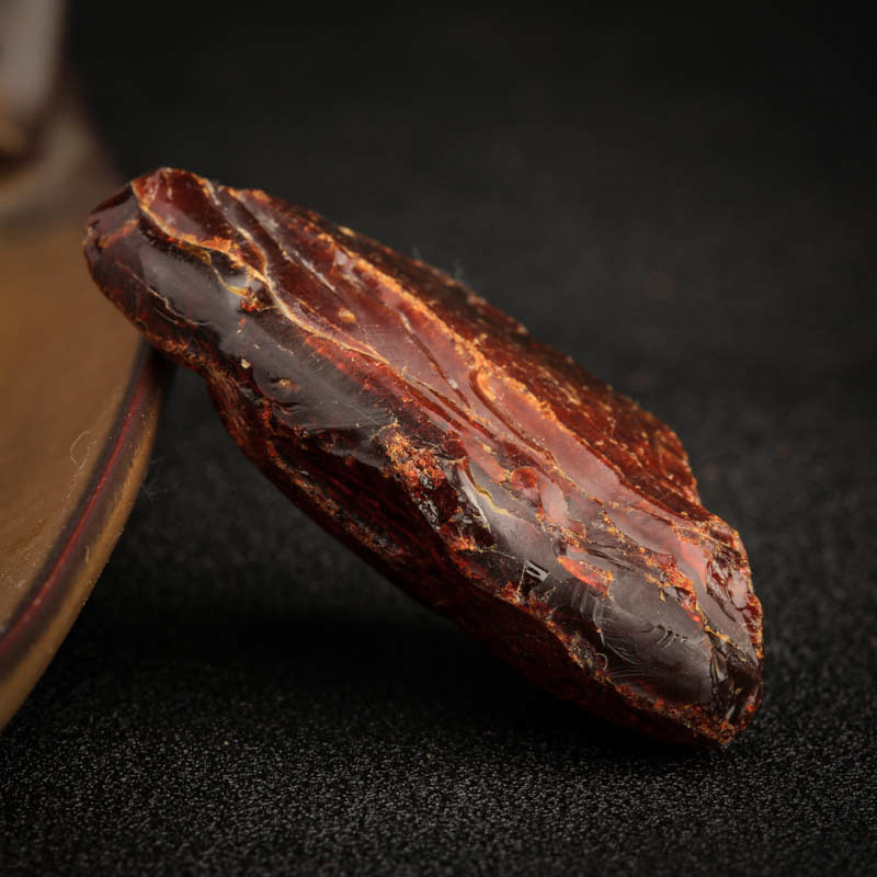 带皮蜜蜡原矿-红掌柜