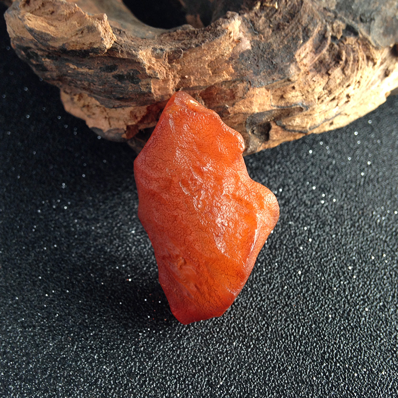 琥珀原石吊坠 - 红掌柜珠宝