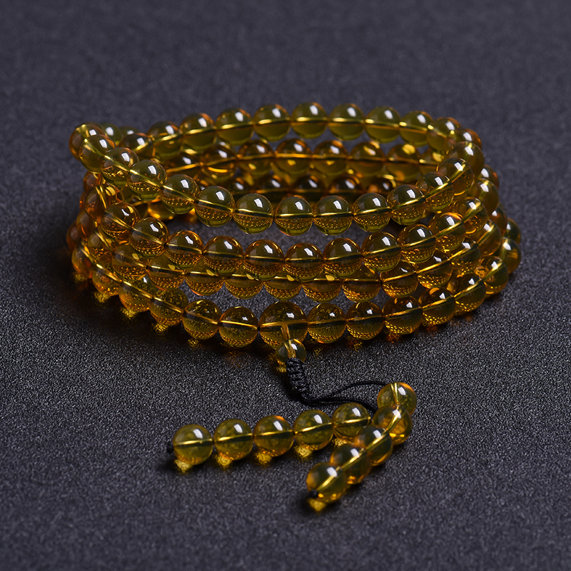 净水琥珀108-红掌柜