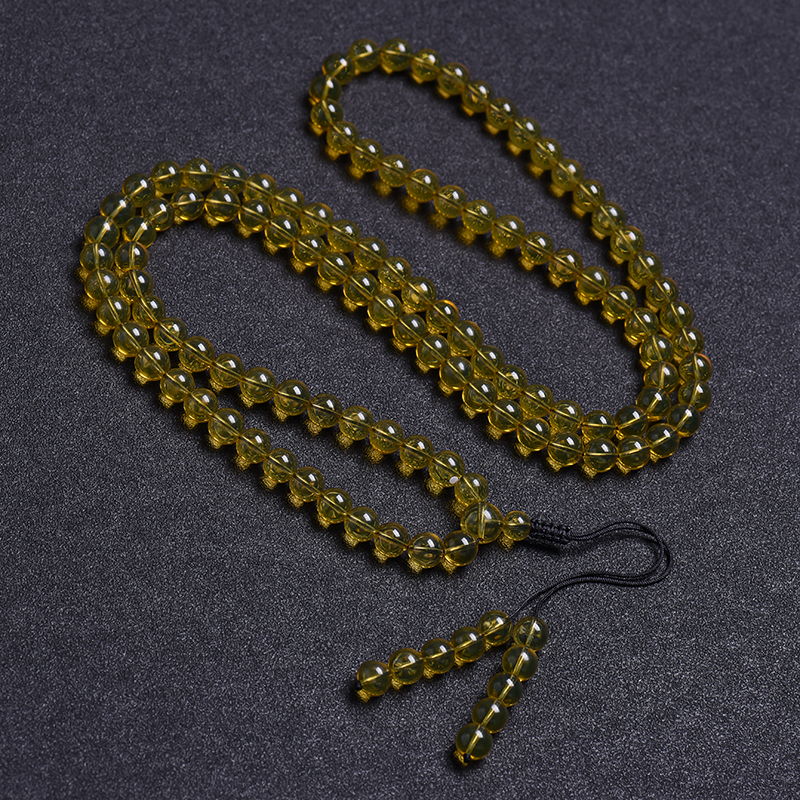 琥珀佛珠-红掌柜