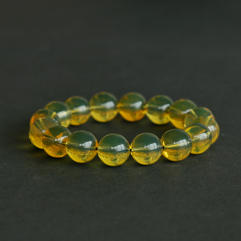 12mm琥珀手串-红掌柜