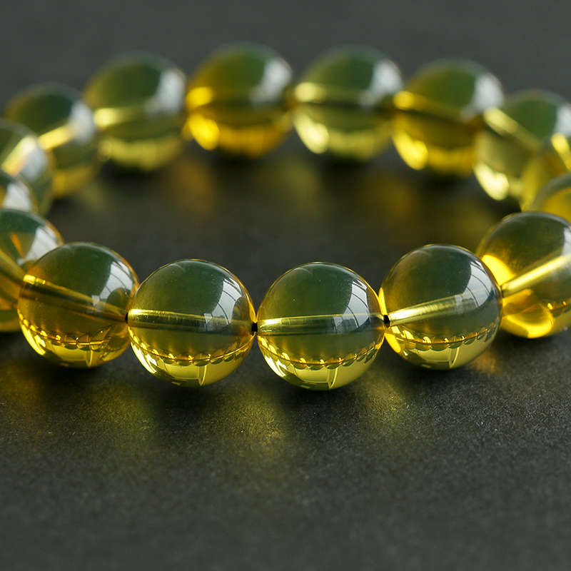 天然琥珀手串-红掌柜