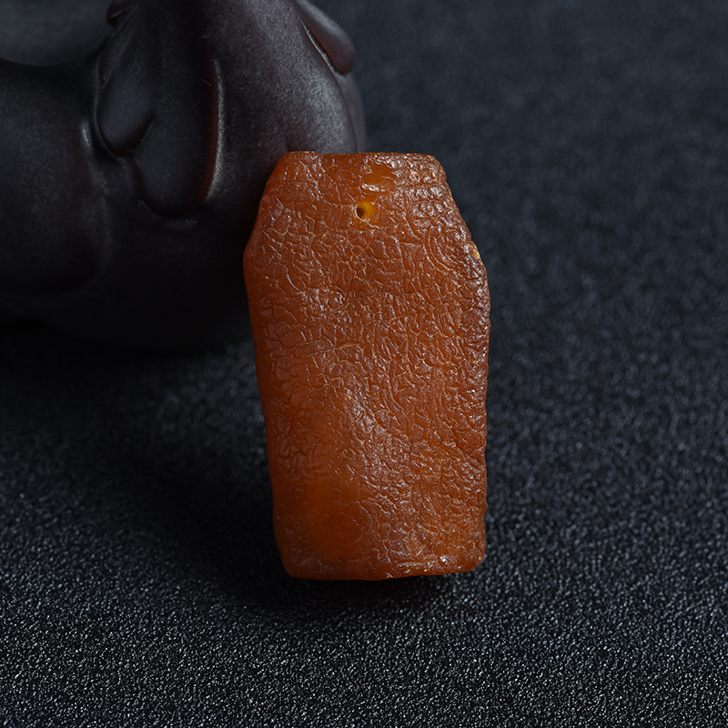 天然琥珀原石吊坠 - 红掌柜珠宝