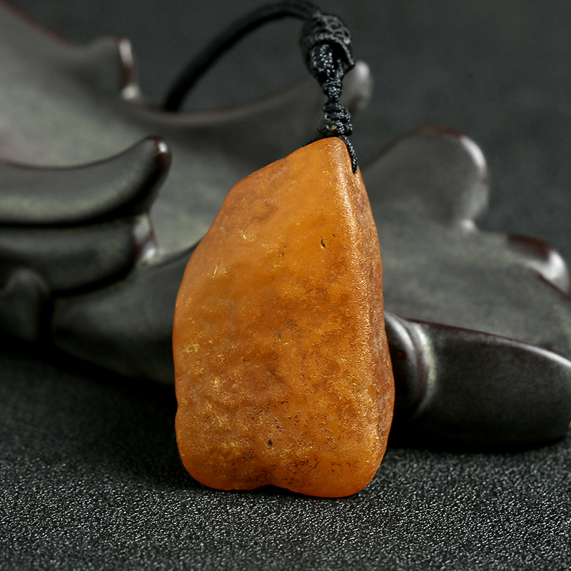 琥珀原石吊坠 - 红掌柜珠宝