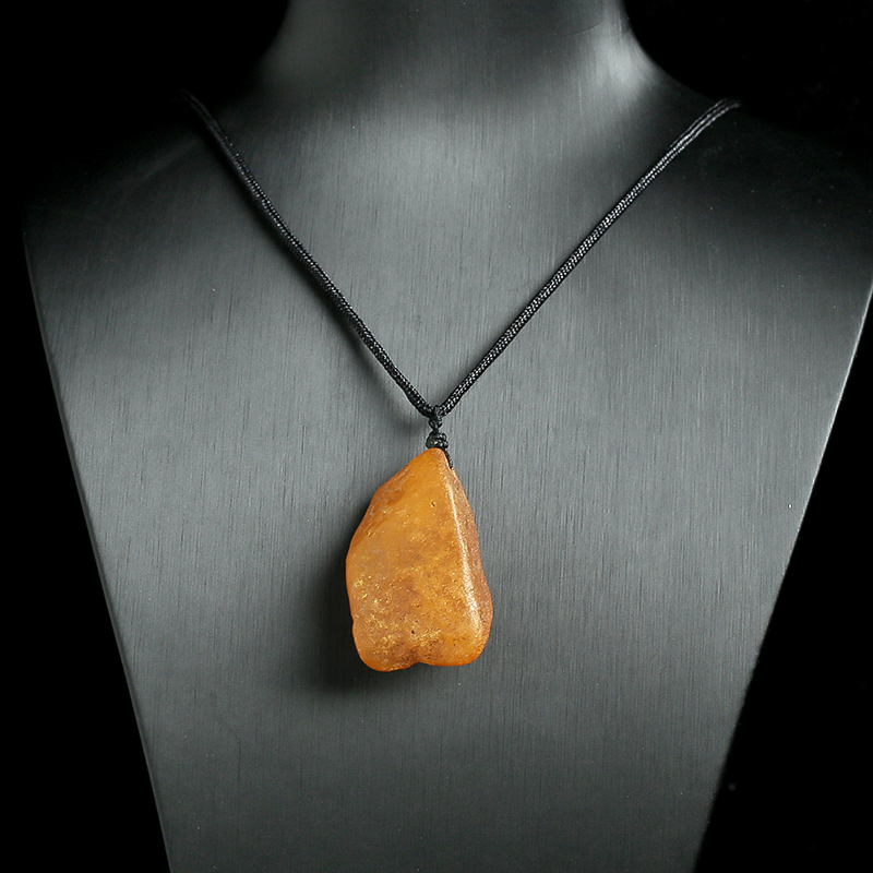 天然琥珀随形挂坠 - 红掌柜珠宝