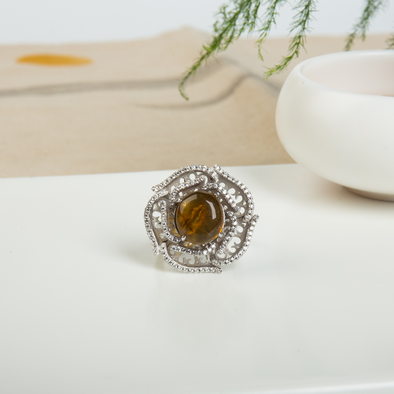 虫珀戒指-红掌柜