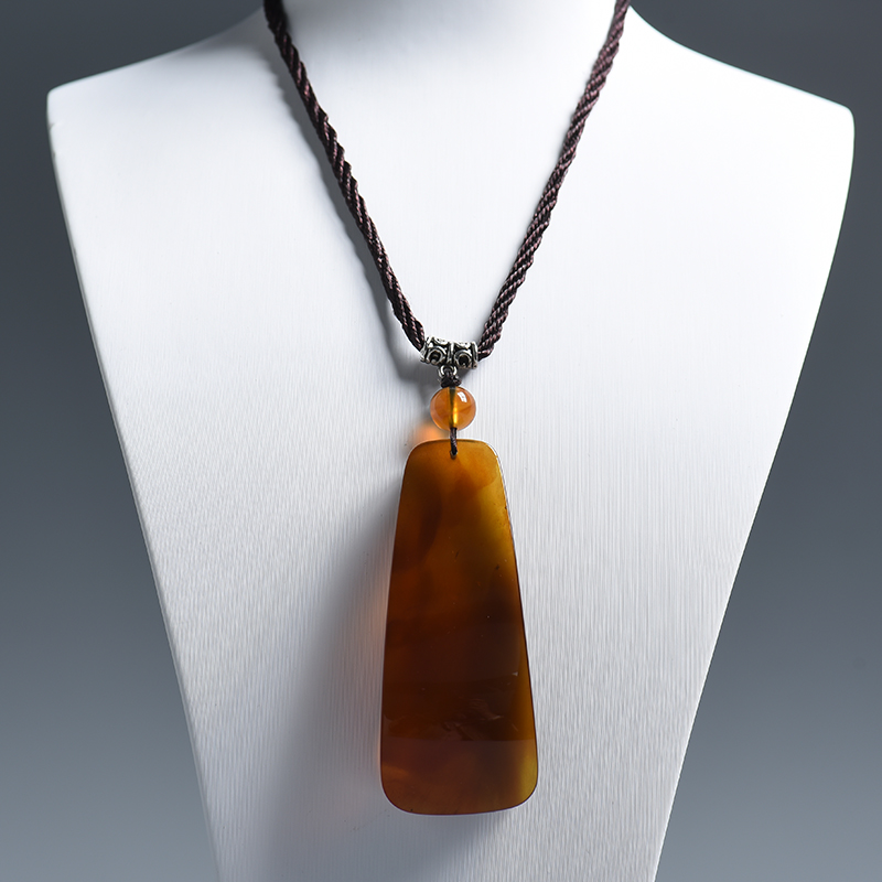 琥珀吊坠 - 红掌柜