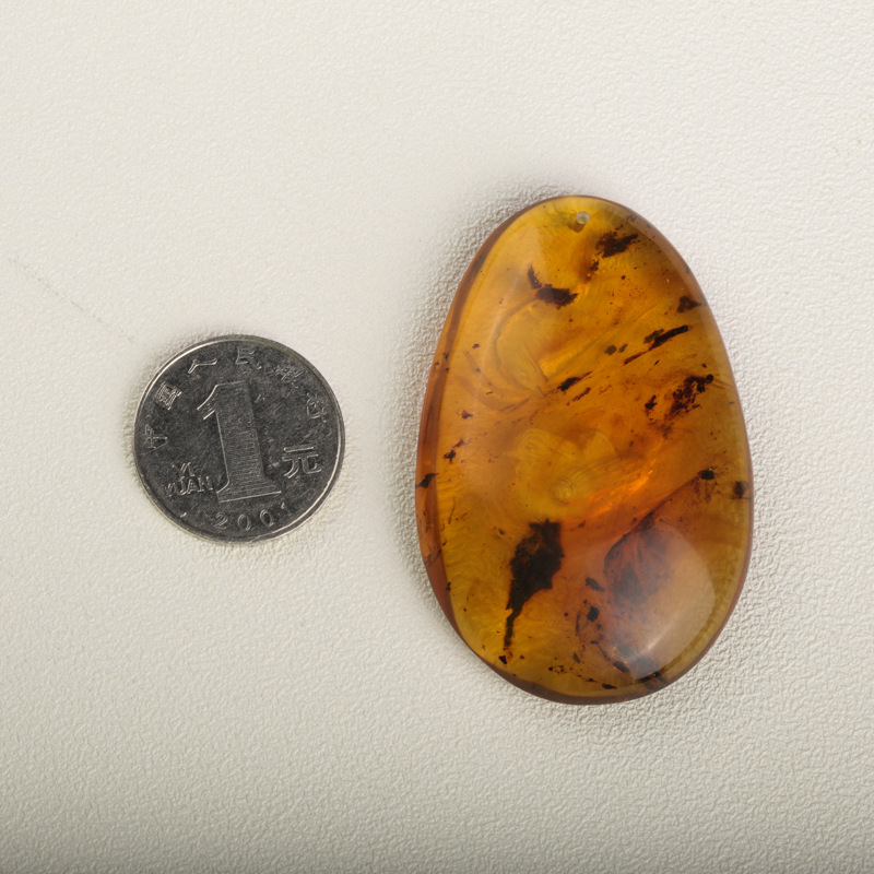 天然缅甸金棕珀-红掌柜