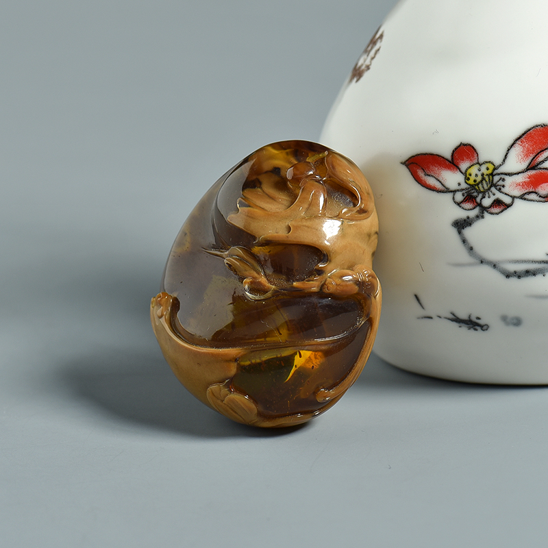 根珀悟道吊坠-红掌柜