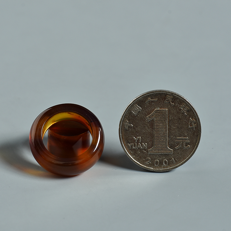 缅甸棕珀吊坠-红掌柜