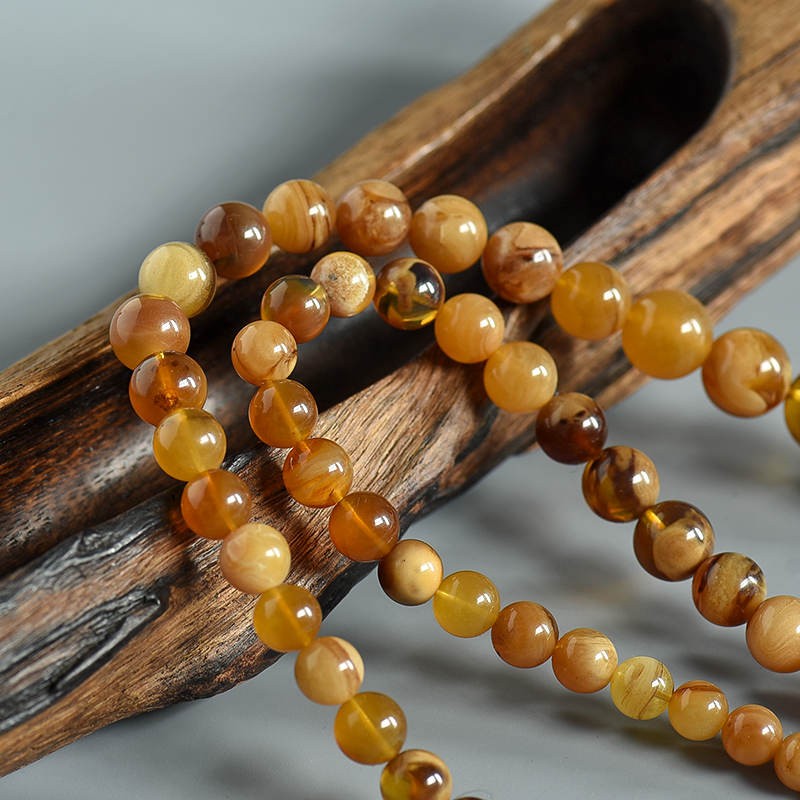 缅甸琥珀塔链-红掌柜