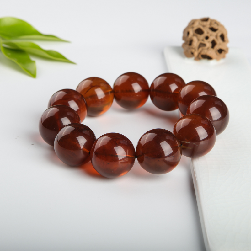 琥珀手串-红掌柜