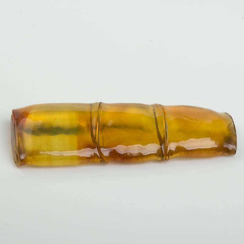 天然缅甸棕珀节节高升吊坠-红掌柜