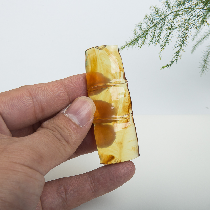 缅甸棕珀节节高升吊坠-红掌柜