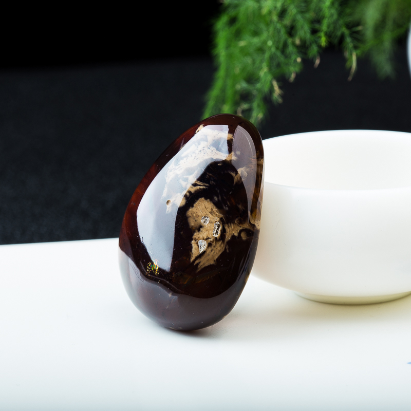 天然根珀吊坠-红掌柜