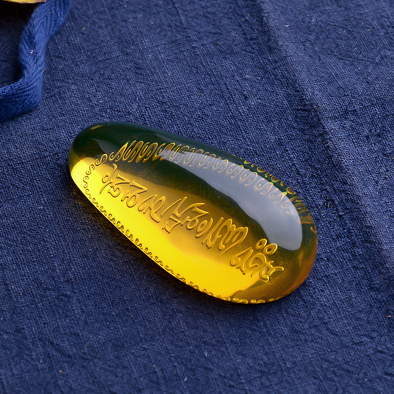 墨西哥蓝珀挂坠 - 红掌柜珠宝