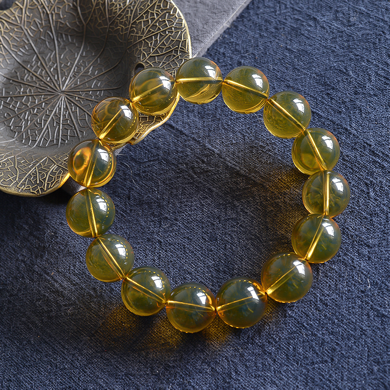 蓝珀手串 - 红掌柜珠宝