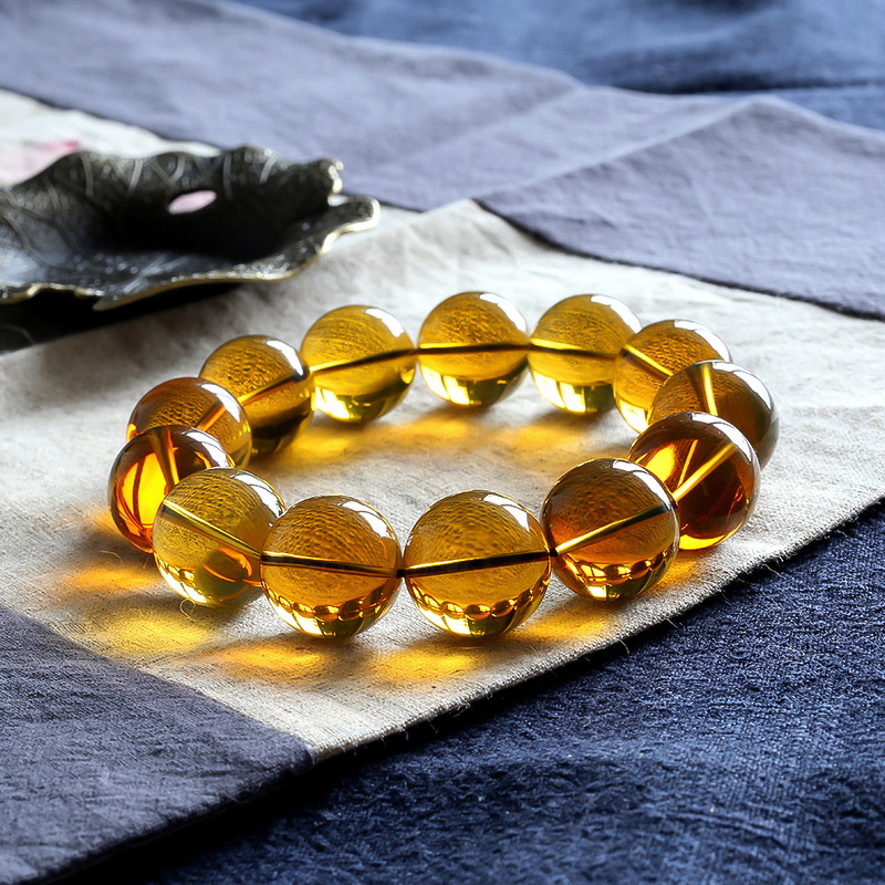 蓝珀手串 - 红掌柜珠宝