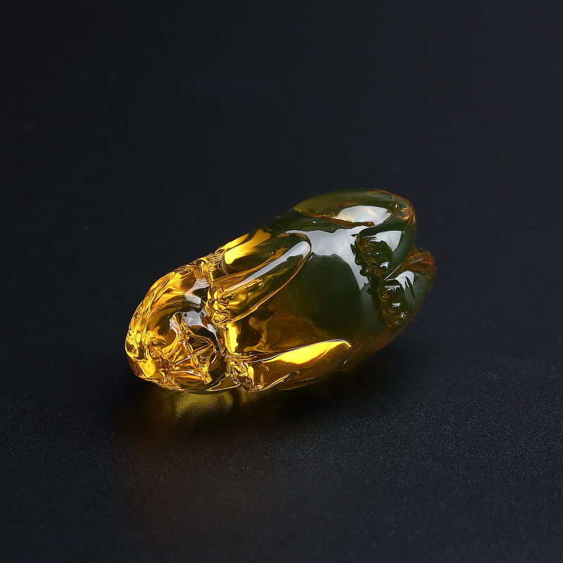 蓝珀立体兔-红掌柜