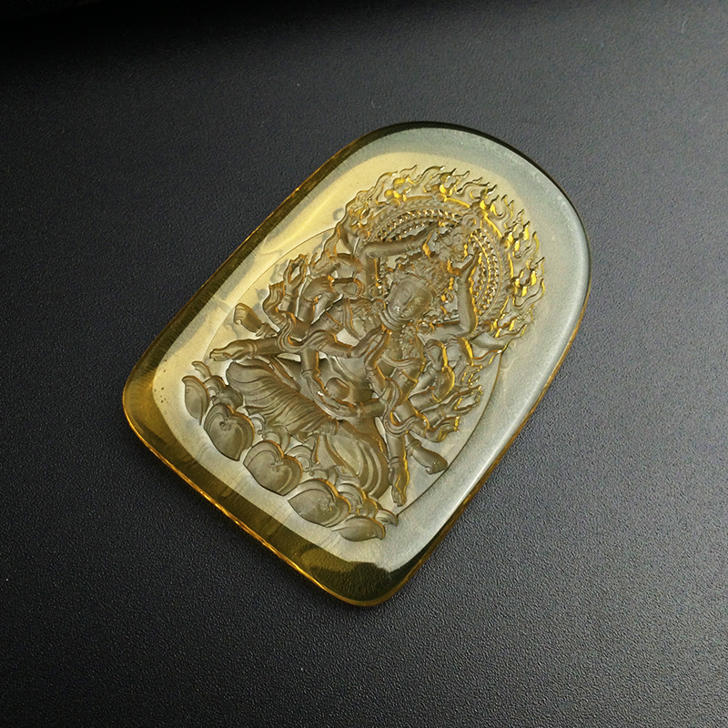 墨西哥蓝珀吊坠 - 红掌柜珠宝