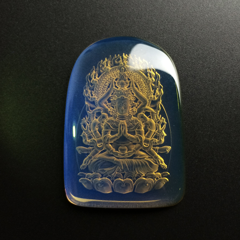 墨西哥蓝珀千手观音 - 红掌柜珠宝