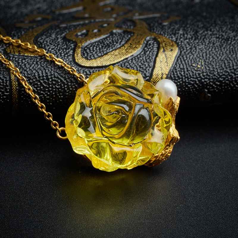 天然琥珀项链 - 红掌柜珠宝