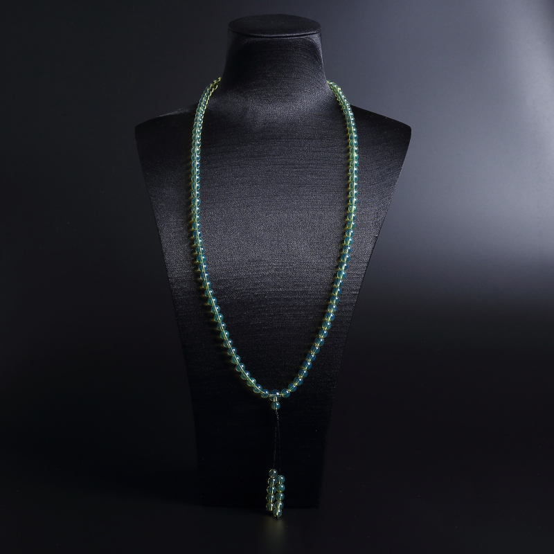 多米尼加蓝珀佛珠-红掌柜