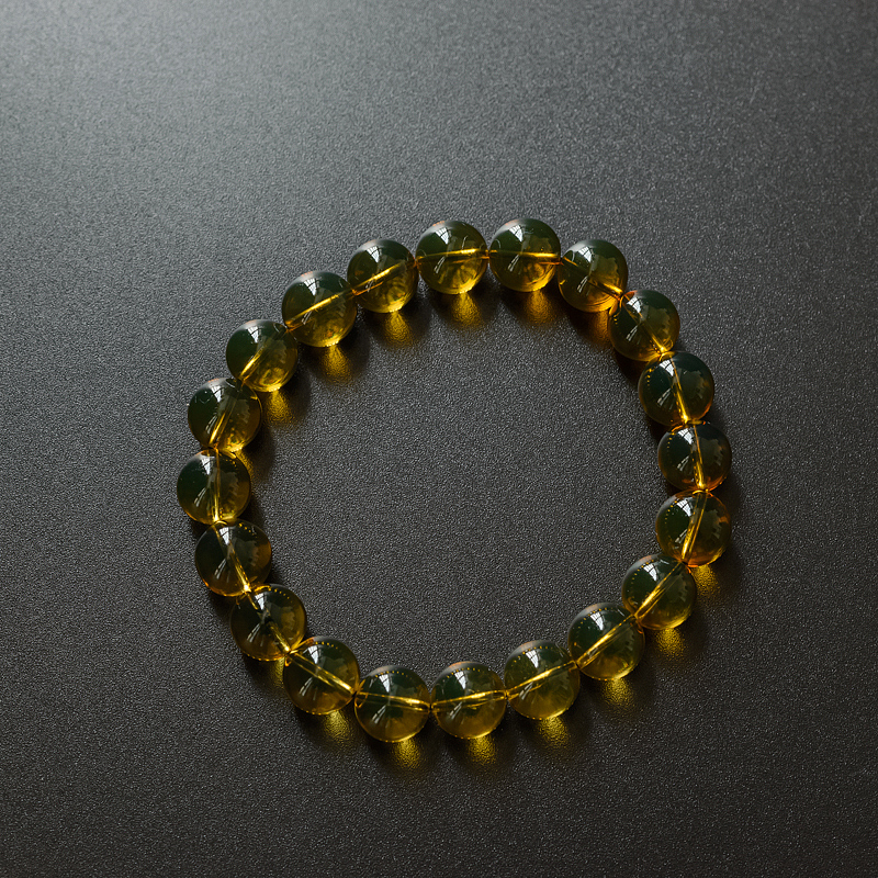 墨西哥蓝珀手串-红掌柜