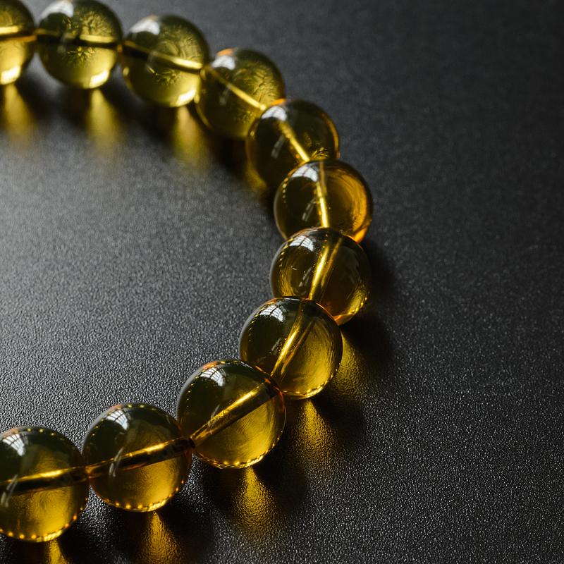 天然蓝珀手串-红掌柜