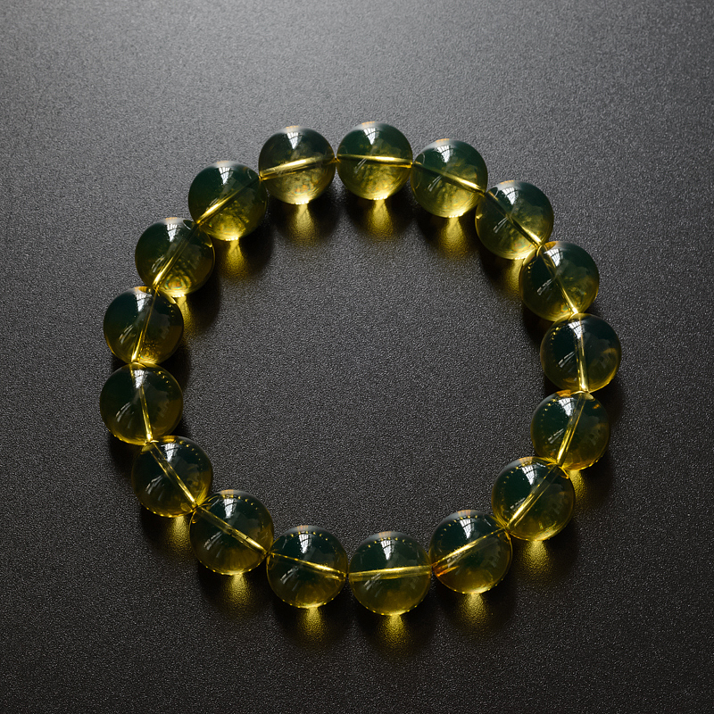 墨西哥蓝珀手串-红掌柜