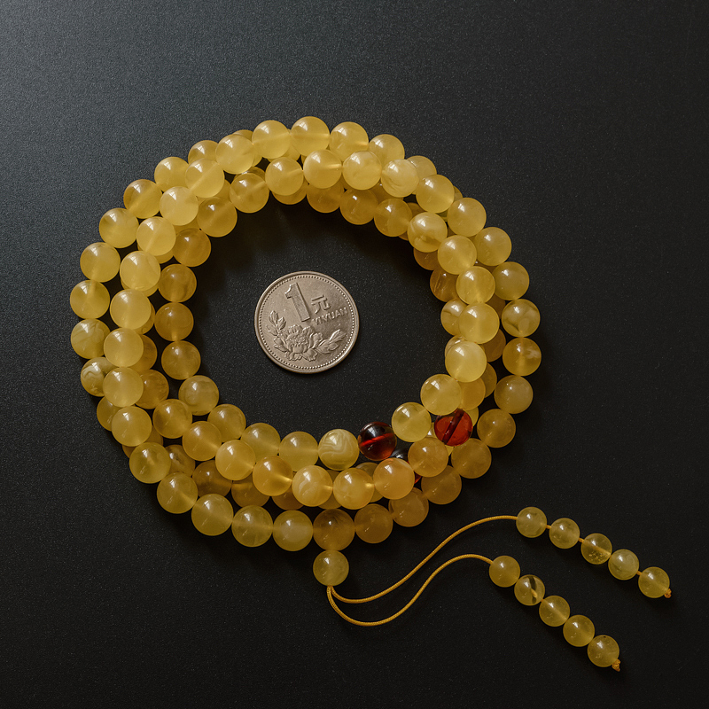 天然蜜蜡手串-红掌柜