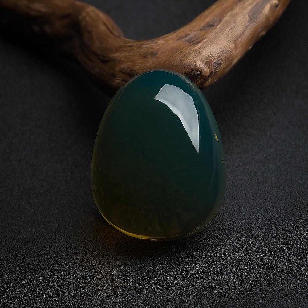 天然净水多米蓝珀随形吊坠-红掌柜