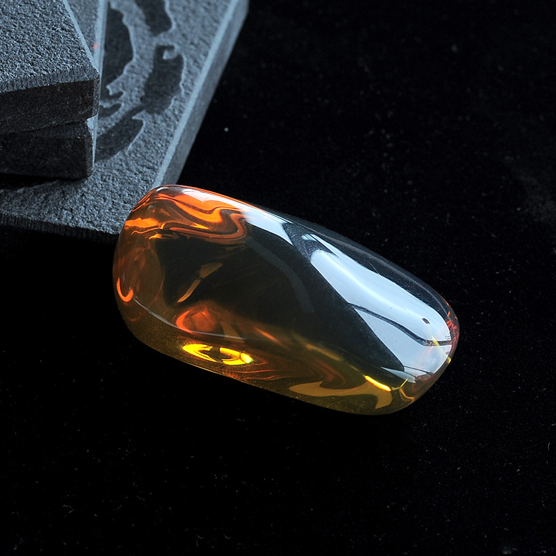 缅甸琥珀金珀挂坠-红掌柜