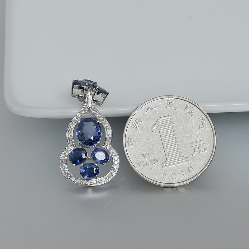 蓝宝石吊坠-红掌柜