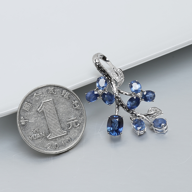 蓝宝石吊坠-红掌柜